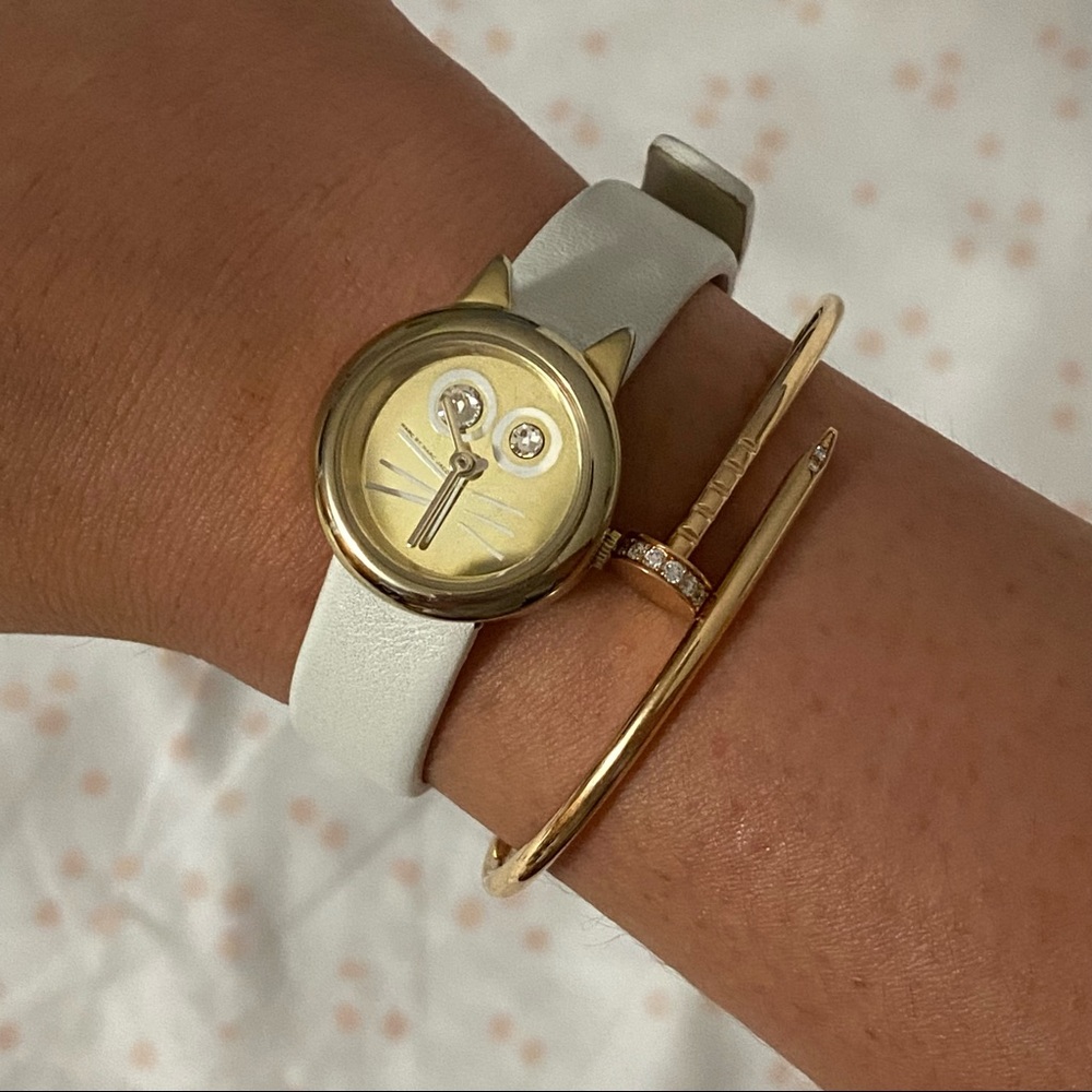 Pre-owned Marc by Marc Jacobs Cat face Watch